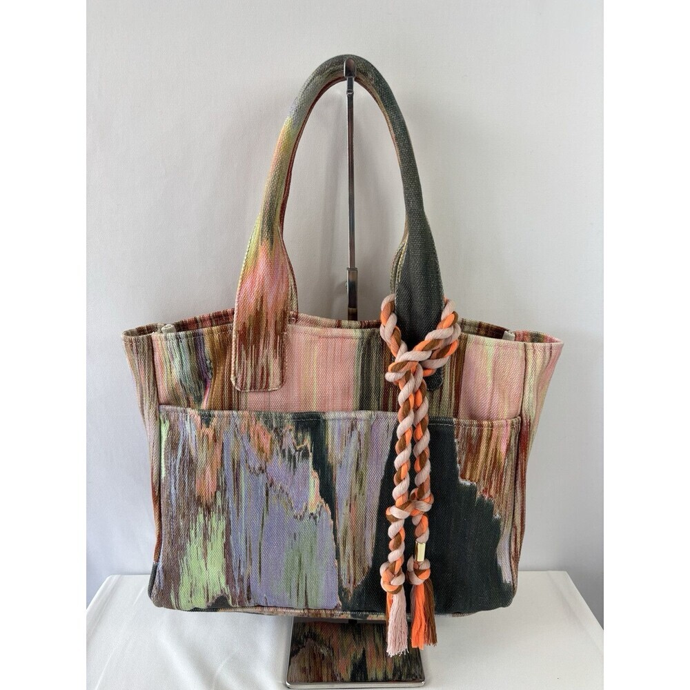 Vince Blue and Pink Tote Bag